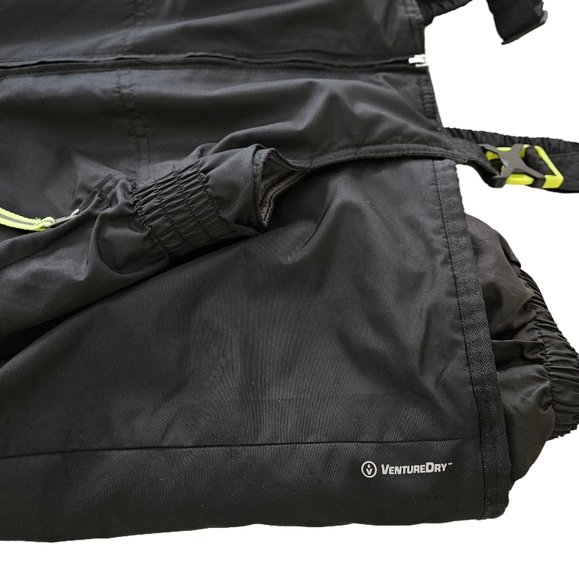 Champion Snow Bibs/Pants Boys/ Girls Medium 8/10 Black - Picture 5 of 8